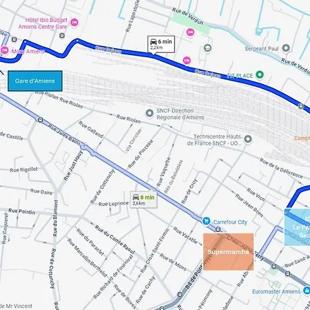 Feriehus La Maison Nette, Calme, Parking, 6 Min A Gare *